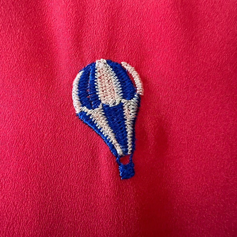 Nishe Hot Air Balloon Embroidered Dress with peter pan collar UK14/US10 Modcloth - Picture 6 of 12